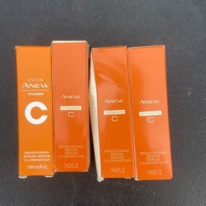 Avon Anew Vitamin C Brightening Serum Bundle Of 4 Trial Size.